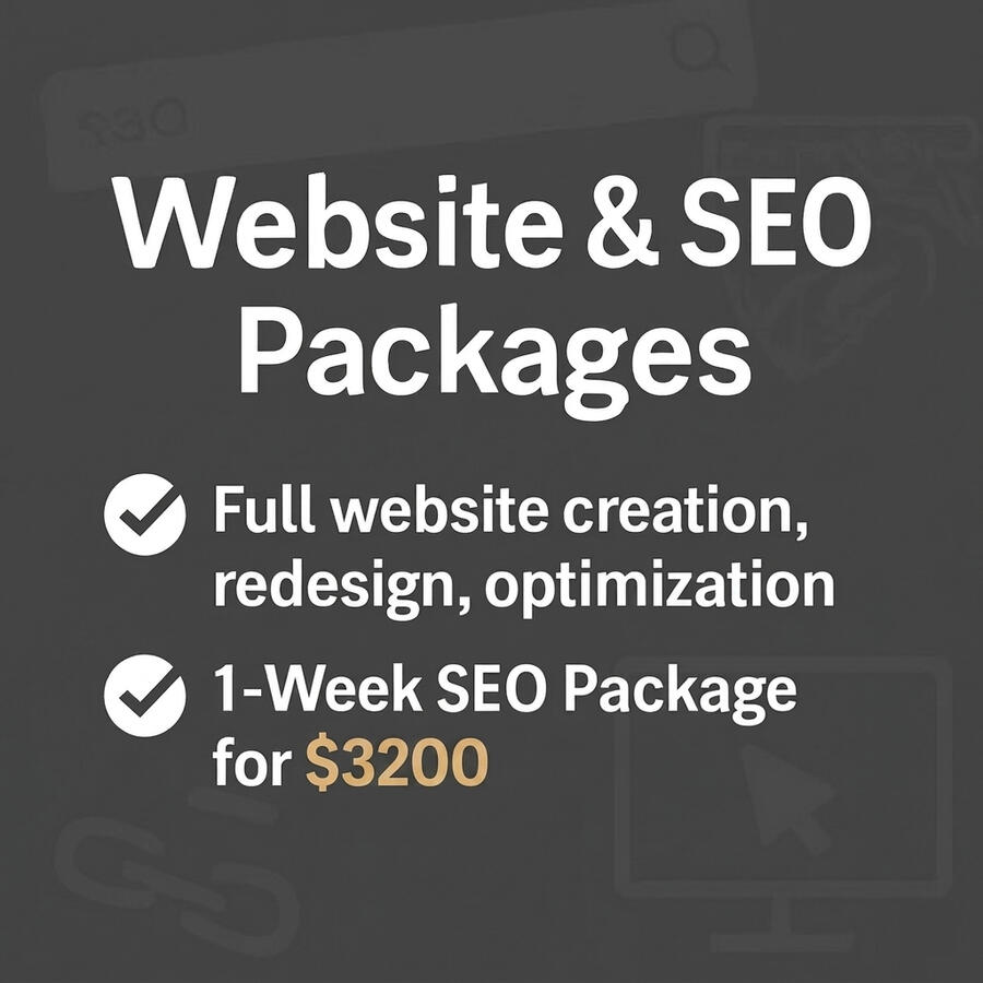 Website and SEO Package Website and SEO Package