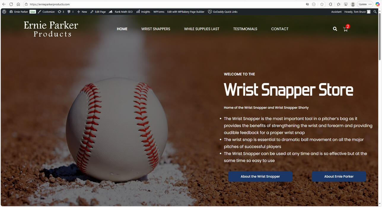 Ernie Parker Products Inc. Website Ernie Parker Products Inc. Website