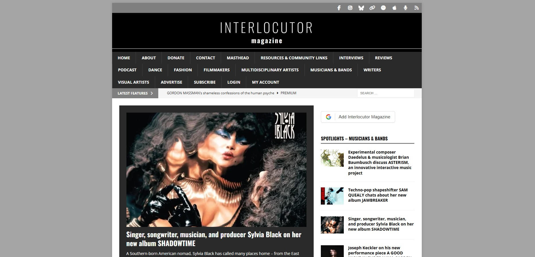 Interlocutor Magazine